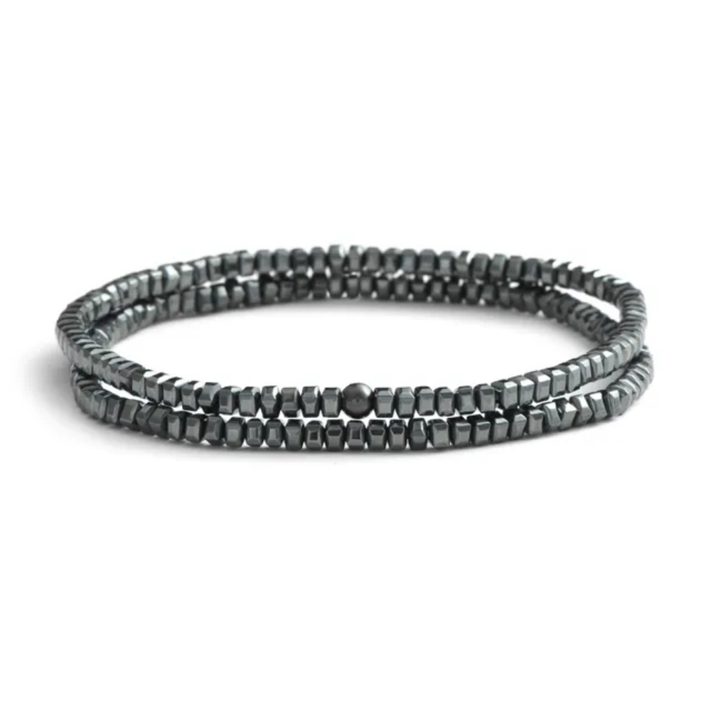 NEW Natural Hematite Bead‎ Energy Chakra Bracelet